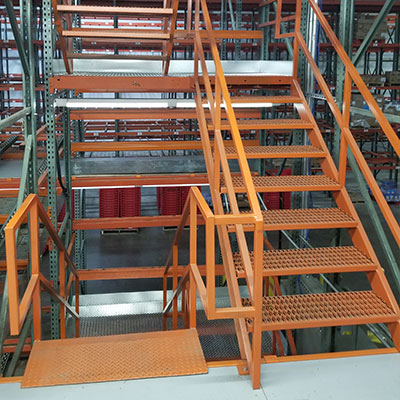 Worker Safety - stairs with handrails | E-Dist