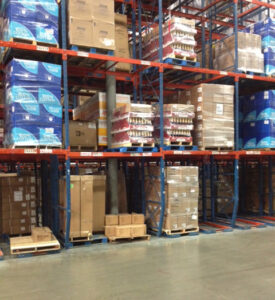 Push-Back Pallet Rack - E-Distribution