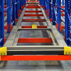 Push-Back Rack Storage - E-Distribution